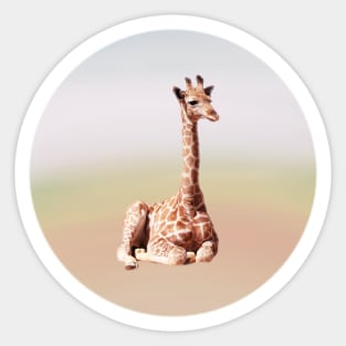 Save Giraffe Sticker